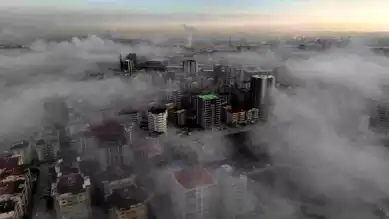 Bursa'da Sisli Sabah: Dron Görüntüleri Hayran Bıraktı!